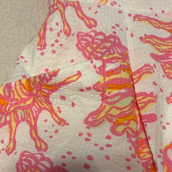 Lilly Pulitzer Strapless Dress in Pink and Orange - Picture 6 of 6